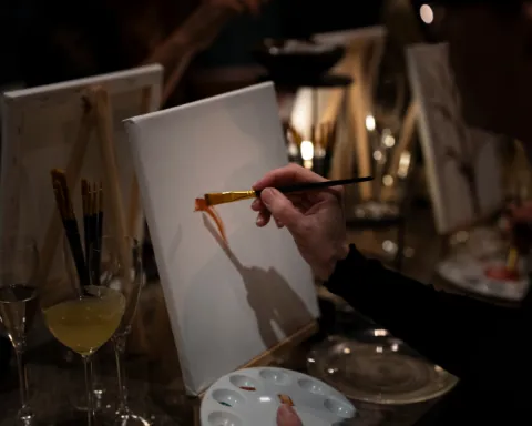 Cava och Canvas på Carlia